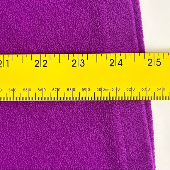 Lands’ End Lightweight Fleece Quarter Zip Pullover Purple S - Picture 7 of 8